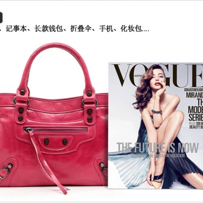 新款机车包 头层油蜡牛皮 真皮女包时尚单肩手提斜挎包