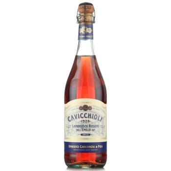 海外直采 意大利进口 卡维留里 蓝布鲁斯科 甜桃红 低泡葡萄酒 750ml