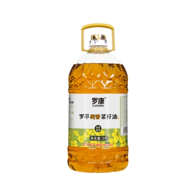 5升罗康罗平非转基因纯香菜籽油