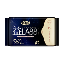 自由点卫生巾益生菌加长夜用430mm6片/包